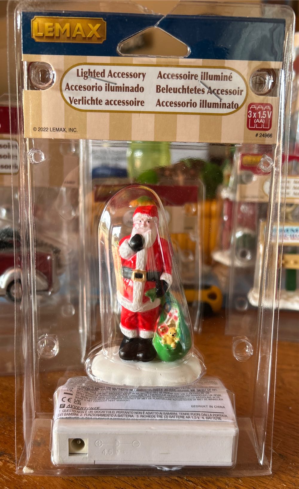 F Santa’s Here - 24966 - General Products (Accessories) ornament collectible [Barcode 728162249661] - Main Image 2