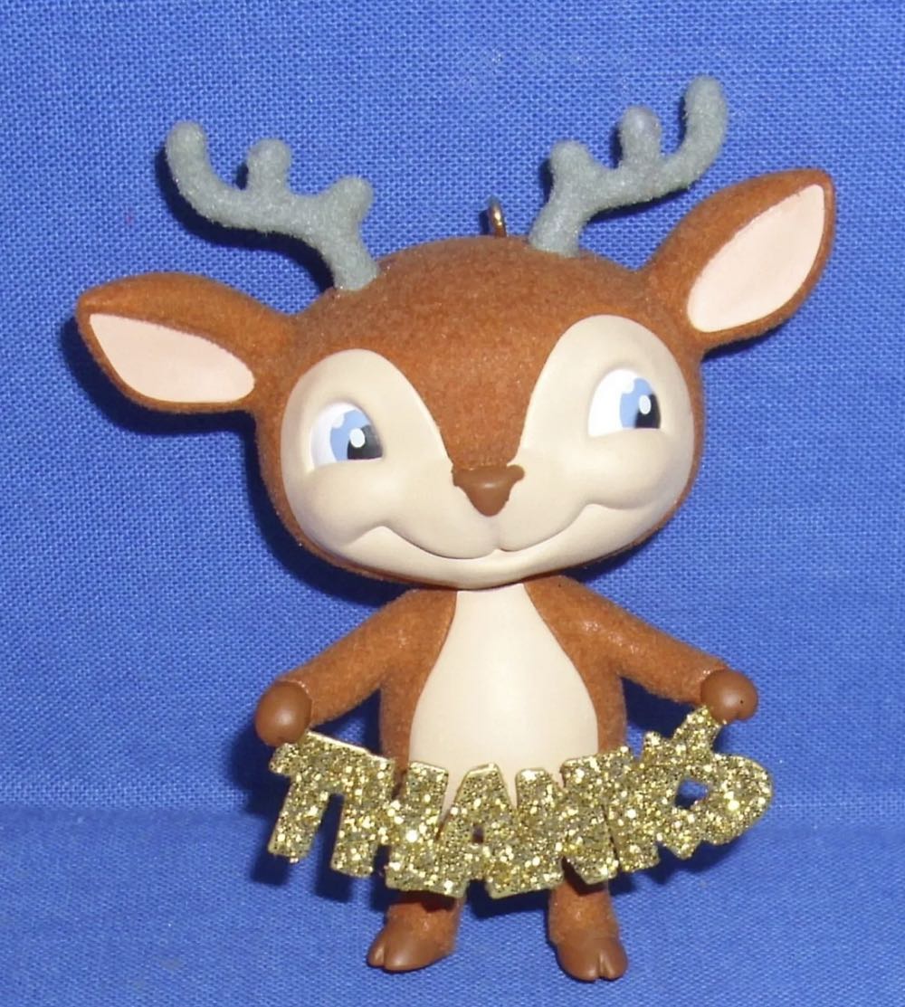 Thank You Deer - 2017 - HEG - Hallmark Employee Gift ornament collectible - Main Image 2
