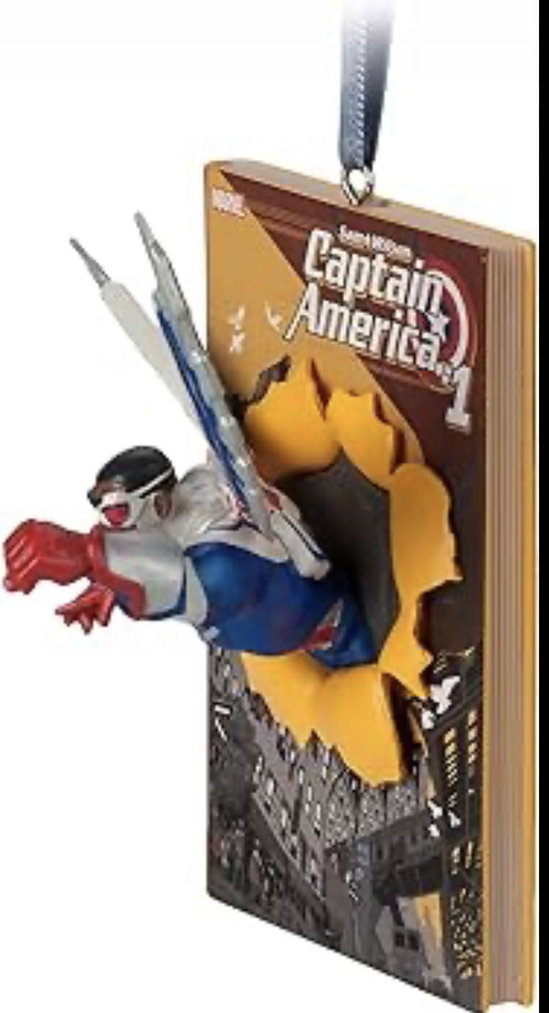 Captain America Sam Wilson - Disney Sketchbook (Superheros) ornament collectible [Barcode 465062637289] - Main Image 3