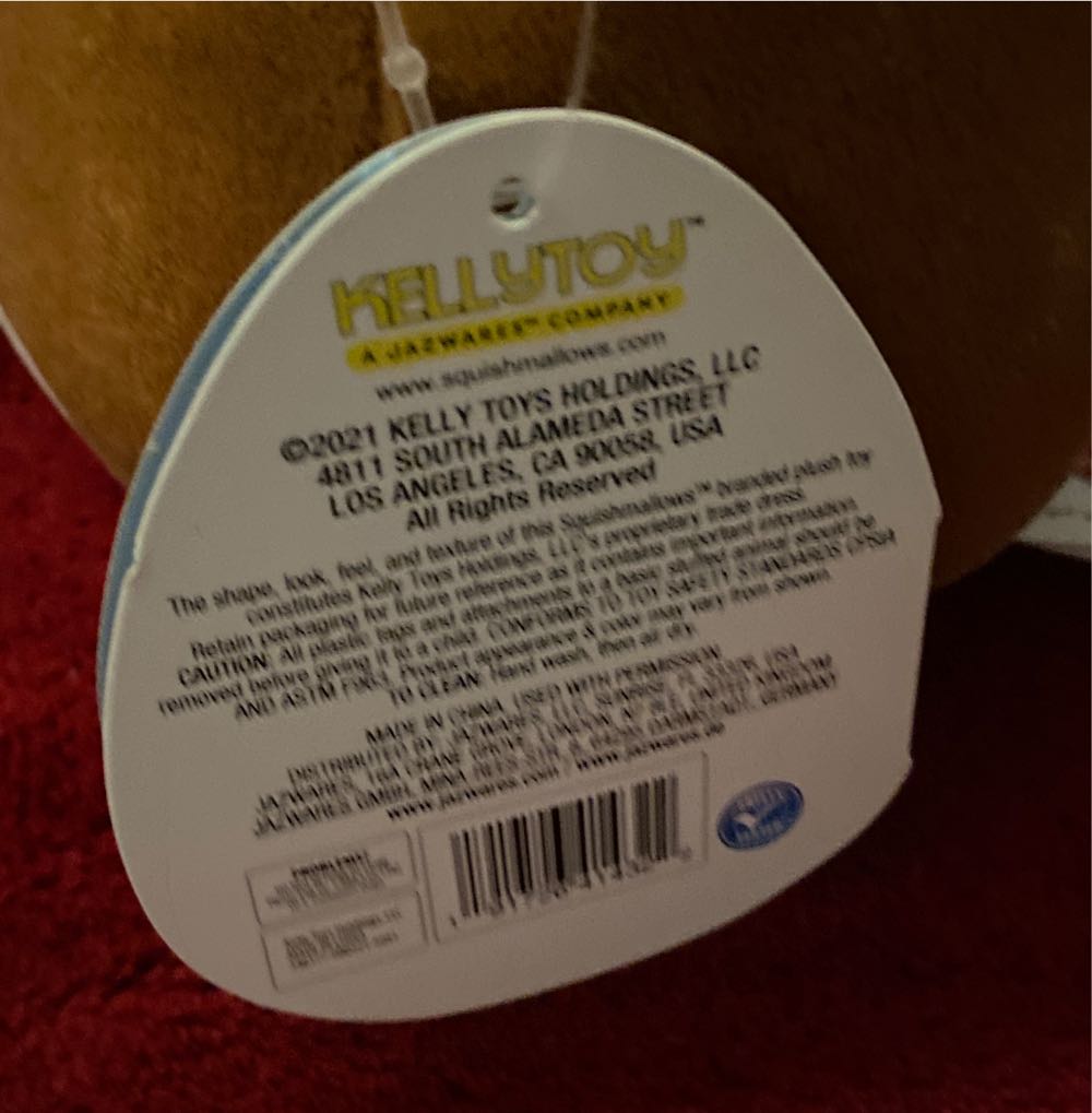 Official Kellytoy Squishmallows Holiday Rudolph The Red-nosed Reindeer 5” Squishmallow  ornament collectible [Barcode 191726414322] - Main Image 3