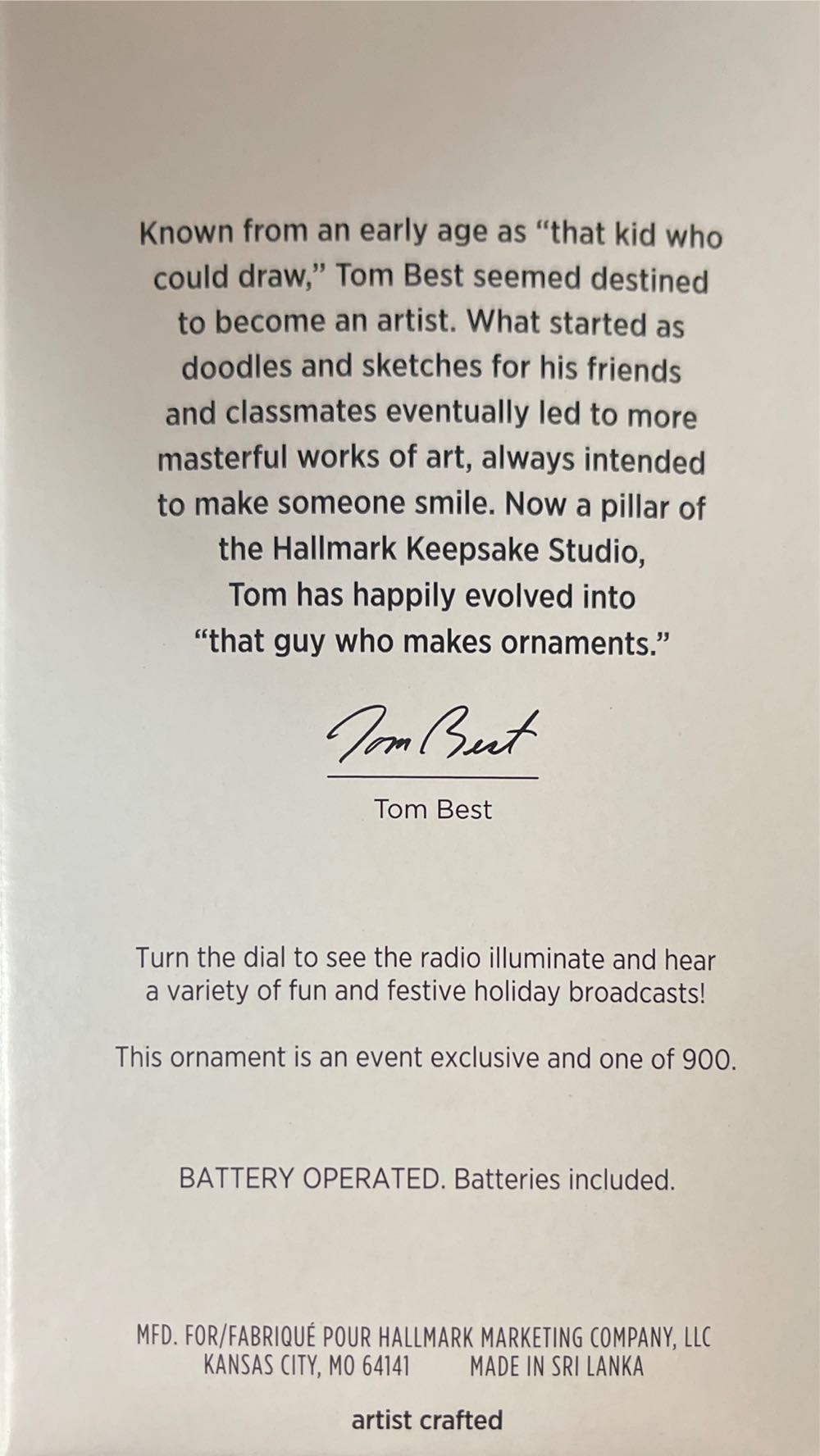 Mickey Mouse Radio D 23 EXPO  2022  ornament collectible - Main Image 2