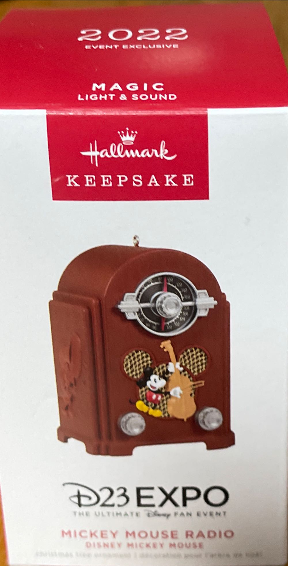Mickey Mouse Radio D 23 EXPO  2022  ornament collectible - Main Image 3