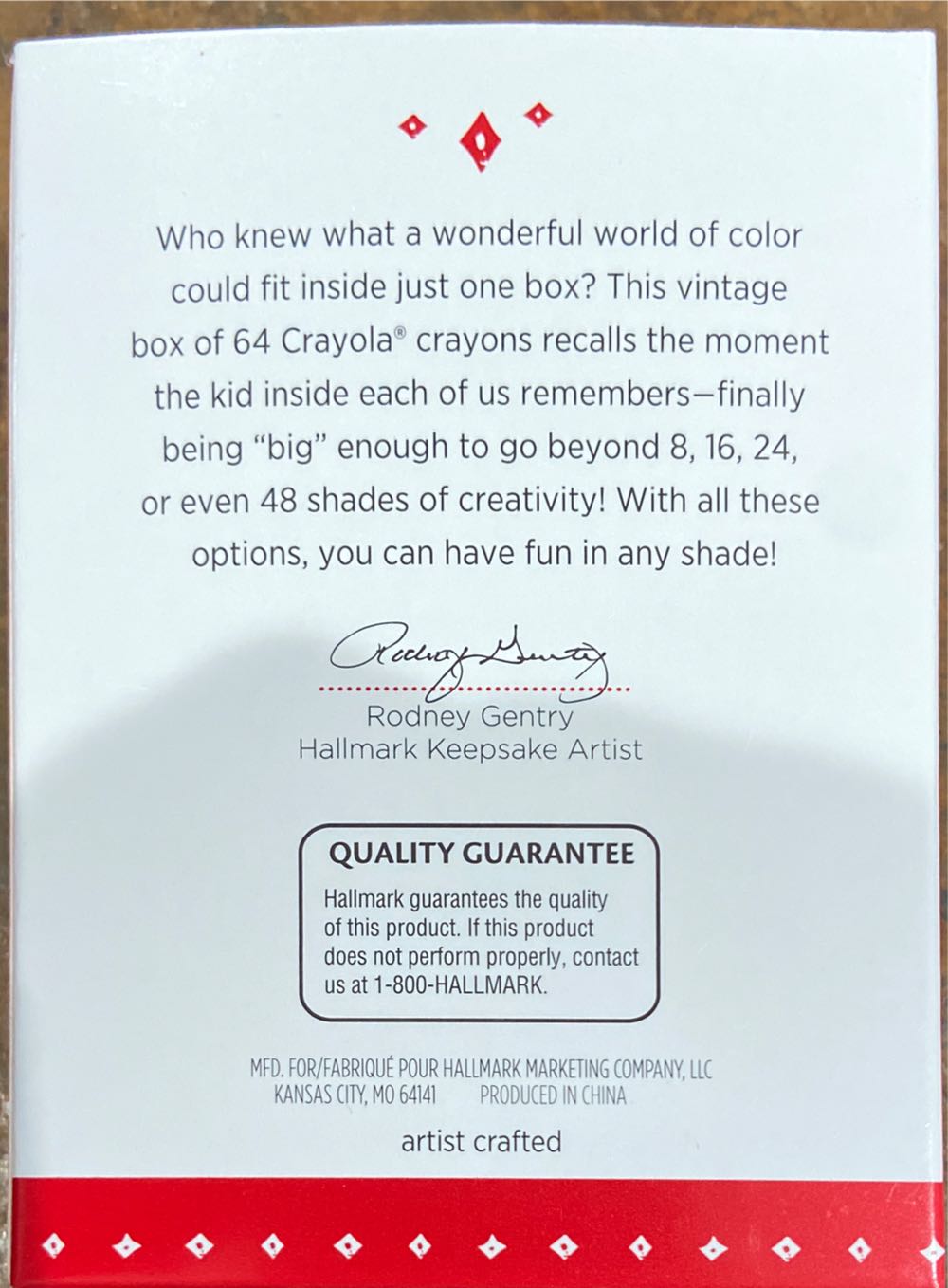 Crayola- Big Box Of 64!  (Crayola Crayons) ornament collectible [Barcode 795902374464] - Main Image 2