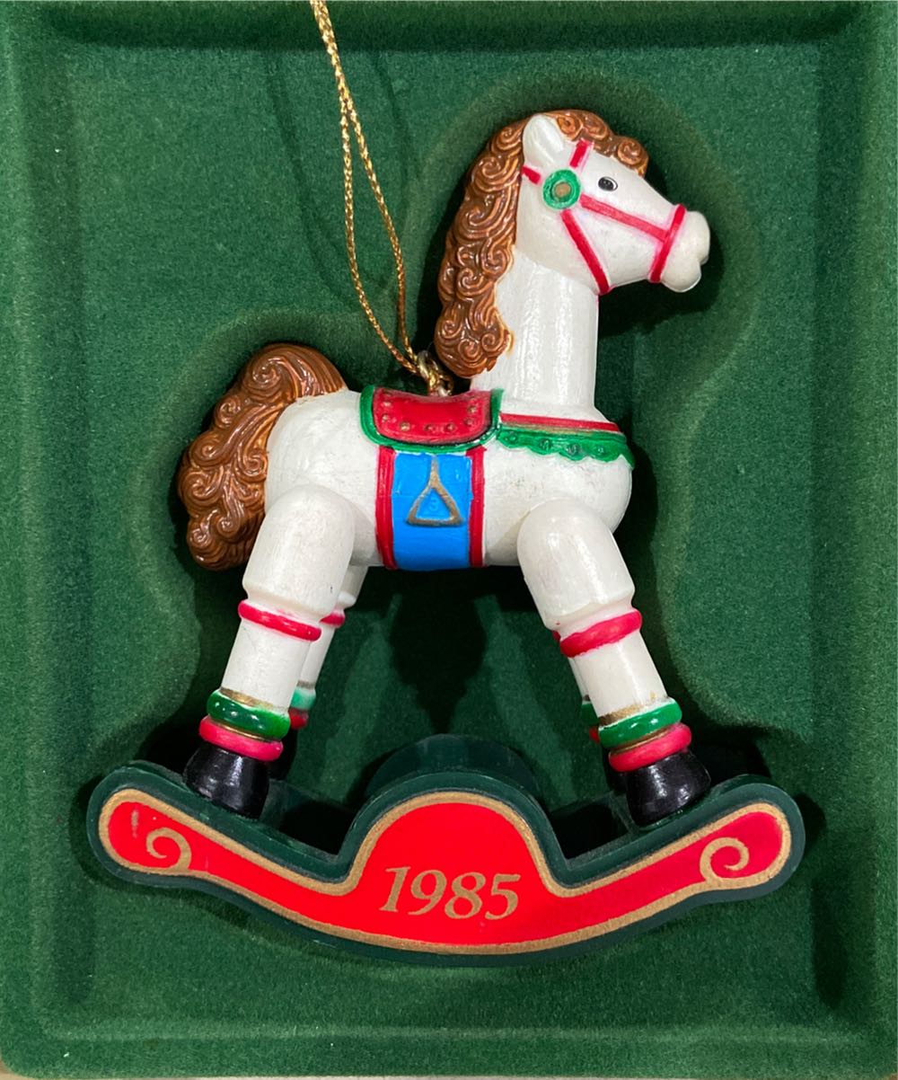 1985 Christmas Collectibles Rocking Horse  ornament collectible - Main Image 3