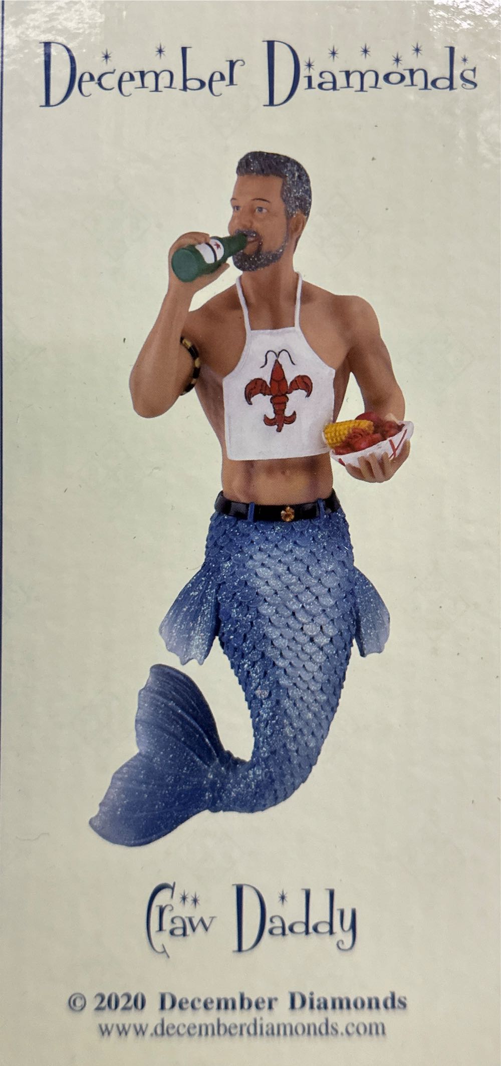 December Diamonds Craw Daddy Merman Christmas Ornament 5555127 New  ornament collectible [Barcode 807962551270] - Main Image 2
