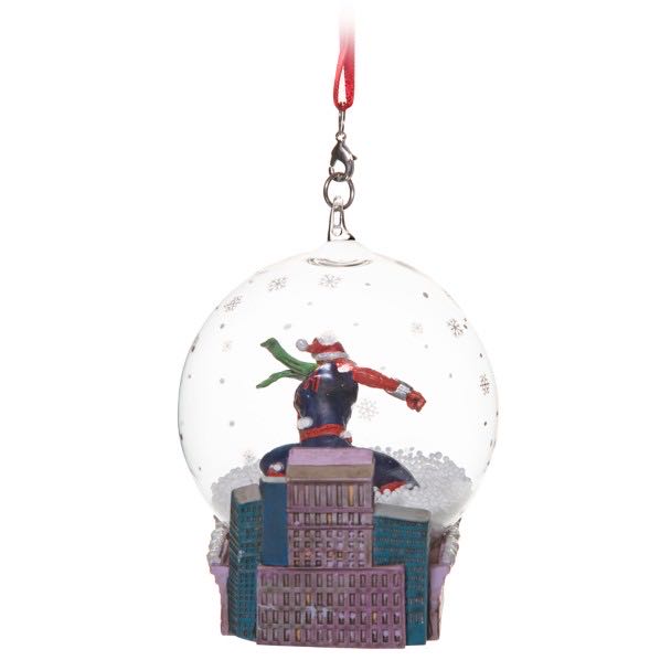Spider-Man Snowglobe Sketchbook Ornament - Disney Sketchbook (Marvel Spider-Man) ornament collectible [Barcode 465062637104] - Main Image 3