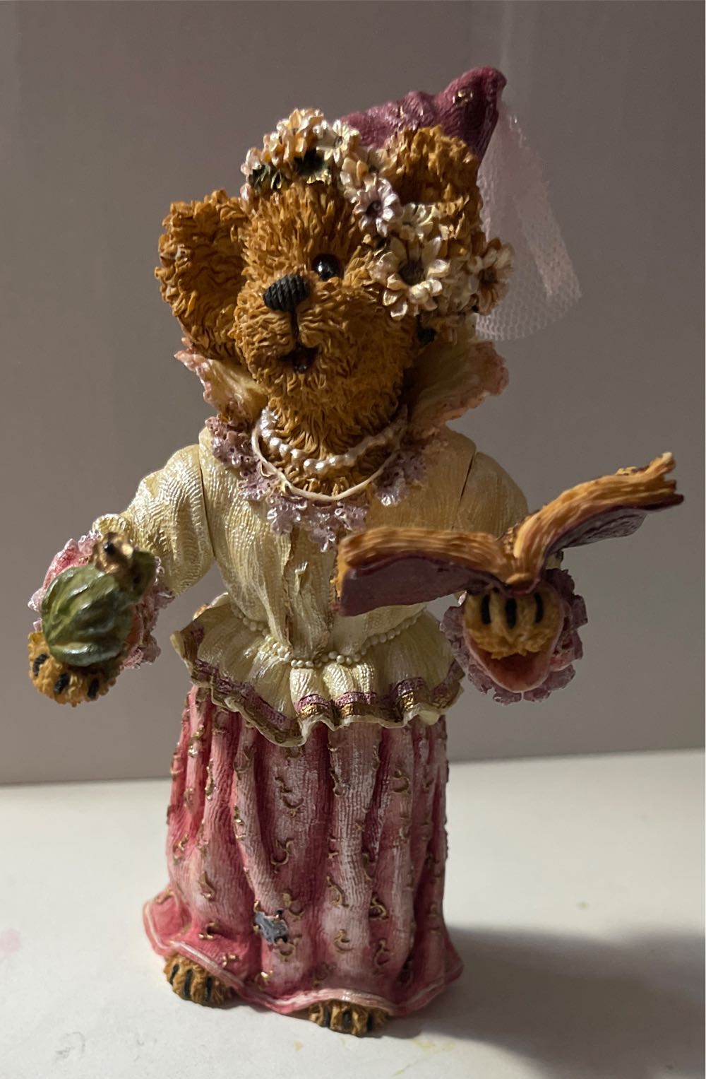 Boyds Shoebox Bears Princess Aneeda Knight...Kiss & Tell #3227 Jointed  ornament collectible - Main Image 3