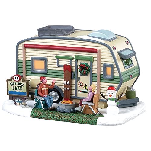 Department 56 Sports And Leisure Santa And Mrs. Claus Binge Watching Figurine Set 8.5 Inch Multicolor