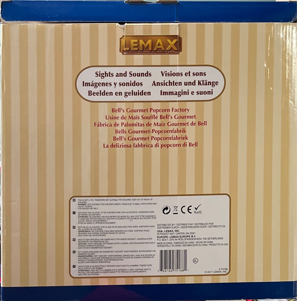 Lemax Bell’s Gourmet Popcorn Factory - 75188 - Harvest Crossing (Harvest Crossing) ornament collectible [Barcode 728162751881] - Main Image 4