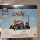 Christmas Gold Teddy Bear On Sled