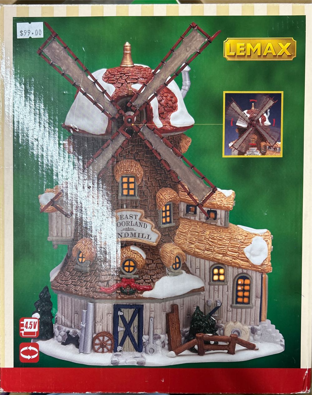 East Moorland Windmill #25682 - Harvest Crossing (Christmas Village) ornament collectible [Barcode 728162256829] - Main Image 2