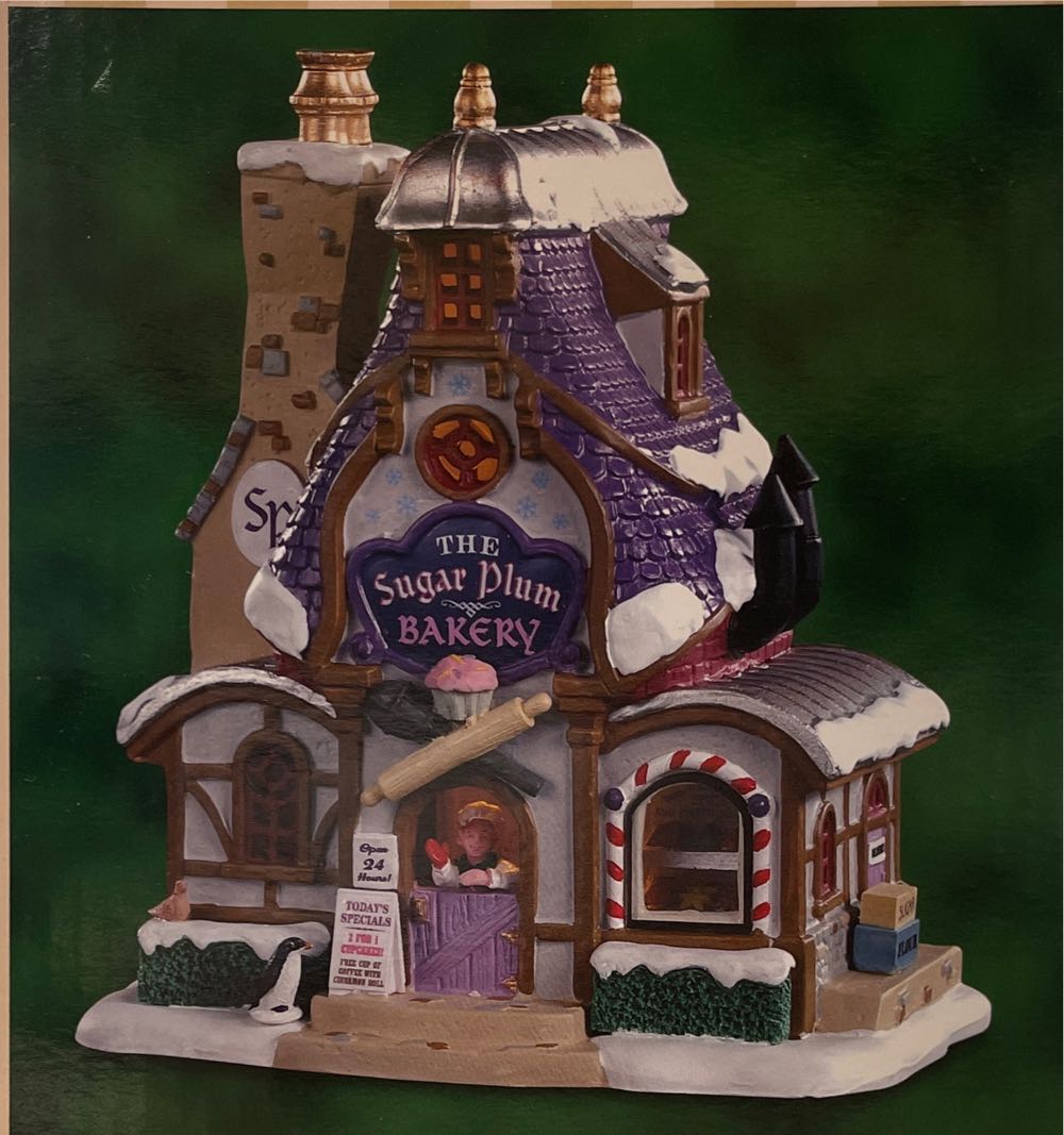 Sugar Plum Bakery - #95531 - Santa’s Wonderland (Lighted Building) ornament collectible [Barcode 728162955319] - Main Image 1