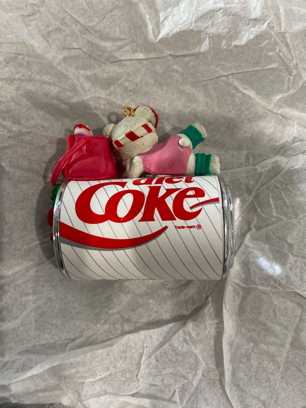 Diet Coke Aerobics Bear  ornament collectible - Main Image 2