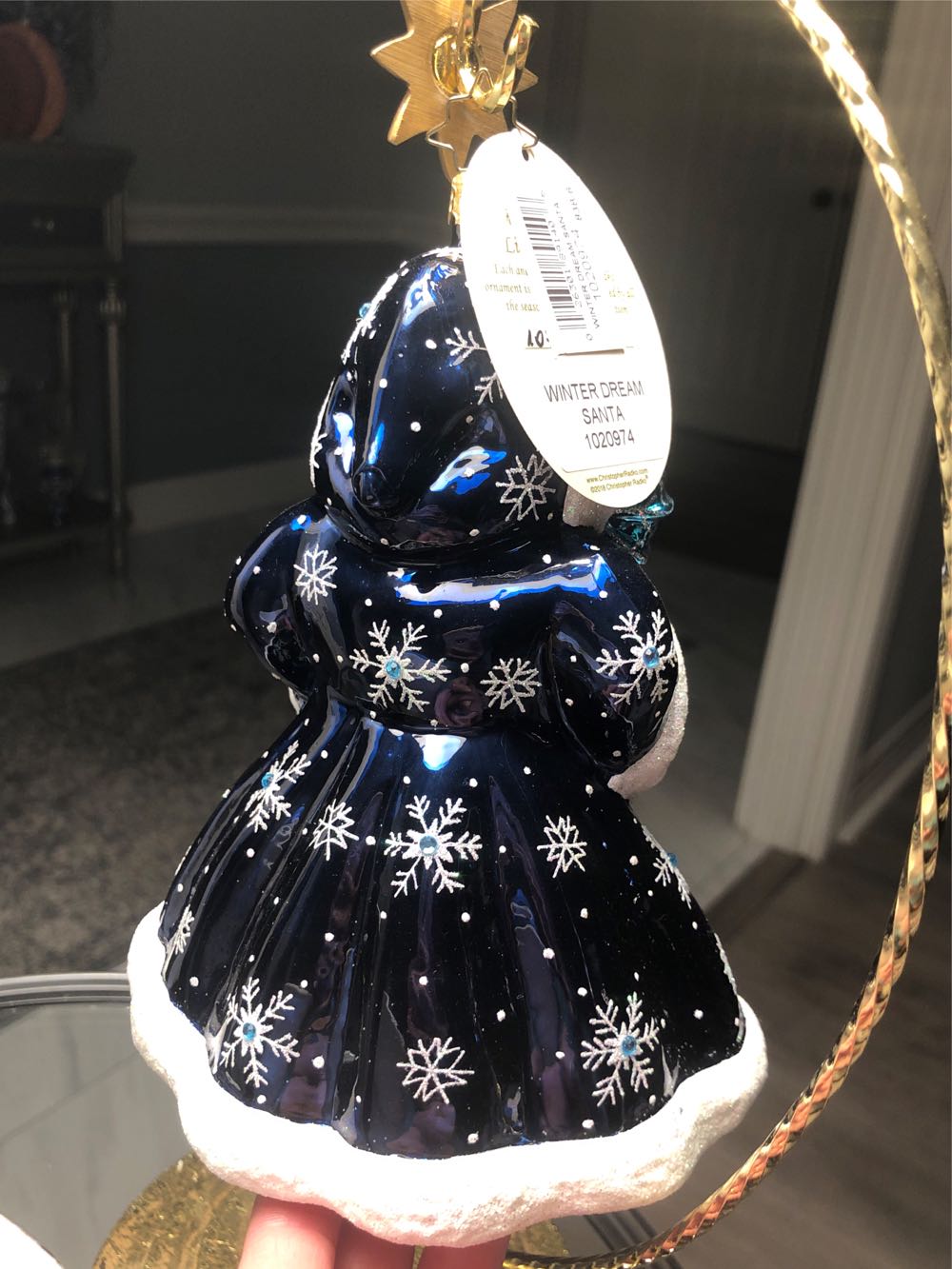 Winter Dream Santa  ornament collectible - Main Image 2