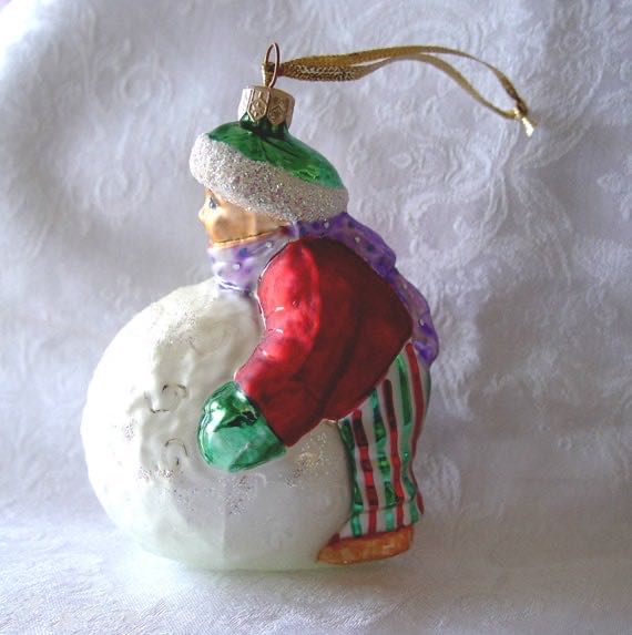 Christopher  Radko - Snowballing - 96-146-0  ornament collectible - Main Image 2