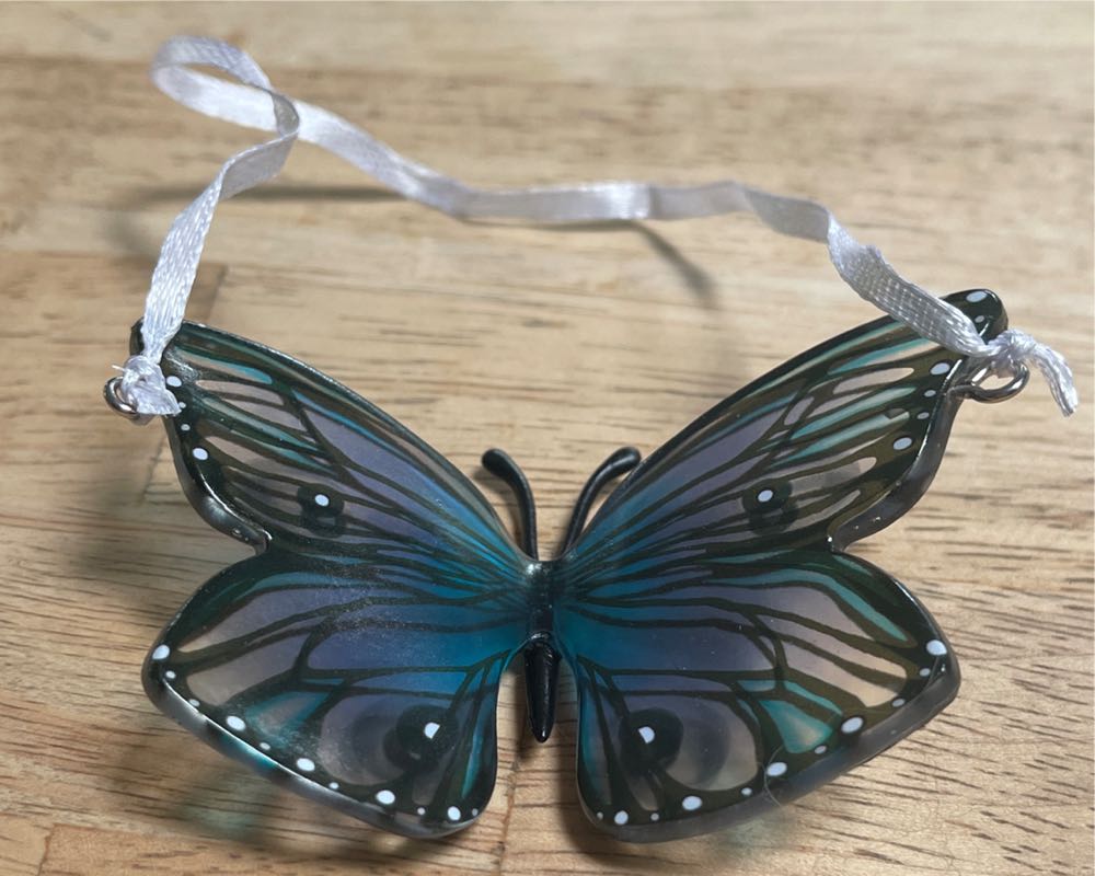 Butterfly Hallmark Purple And Blue Christmas Ornament 0001hgo3048  ornament collectible [Barcode 726528497305] - Main Image 4