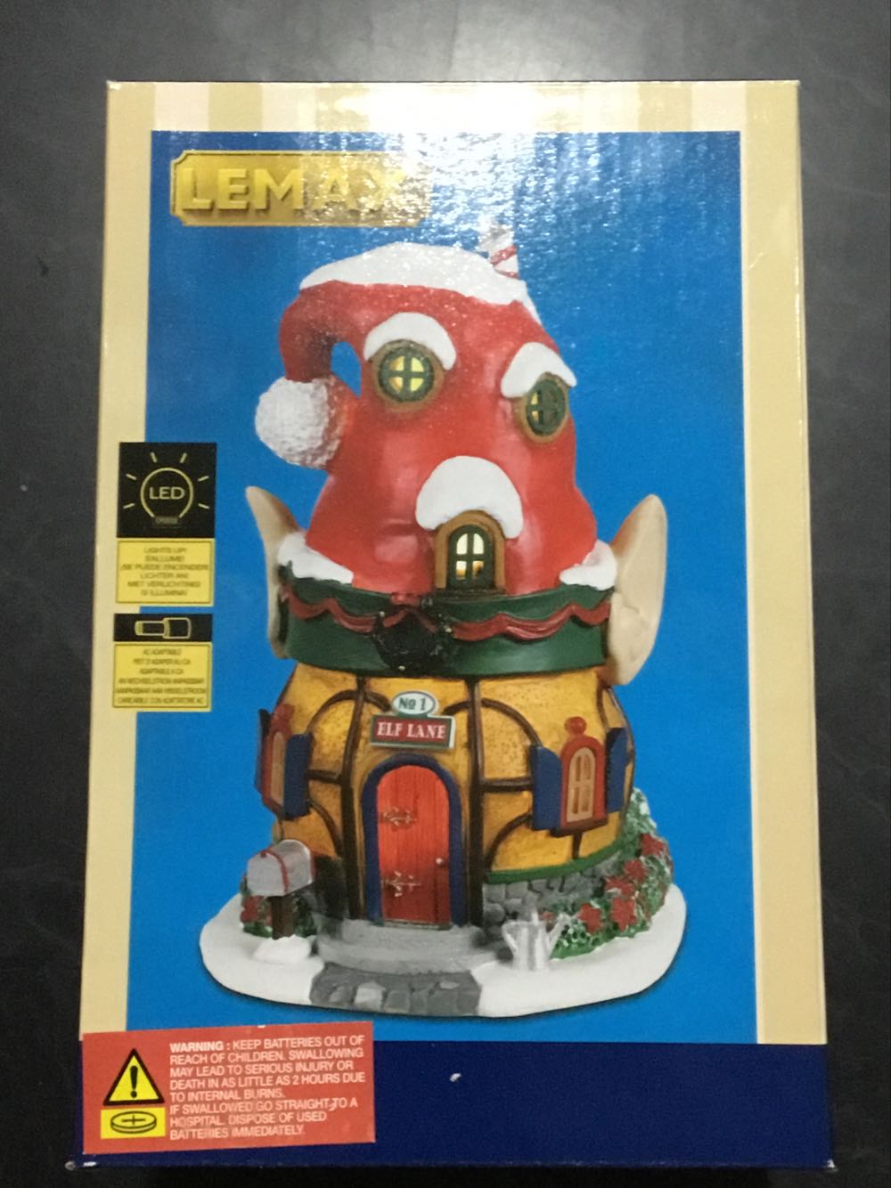 No. 1 Elf Lane - Lemax Santa’s Wonderland (Lemax Table Accent) ornament collectible [Barcode 728162240156] - Main Image 2