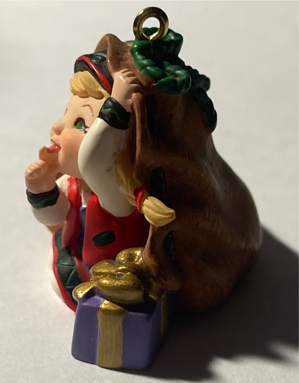 Night Before Christmas- Curious The Elf (KOC Club)  (The Night Before the Night Before Christmas 2001) ornament collectible - Main Image 2