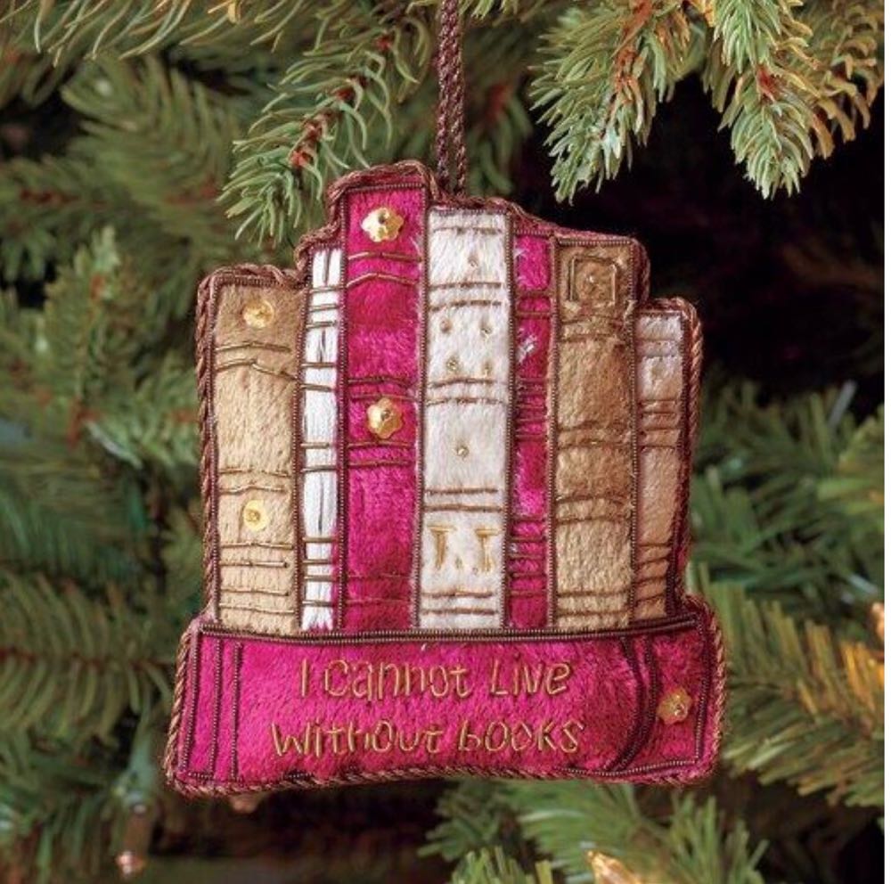 Monticello Book Quote Embroidered Ornament ornament collectible - Main Image 1