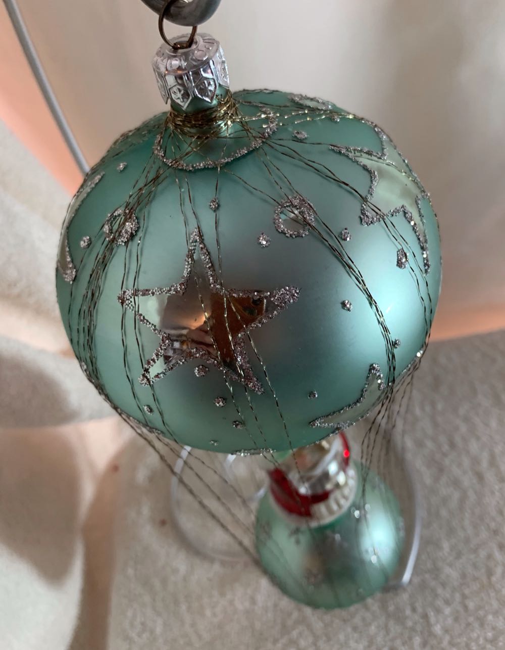 Ice Star Santa  (Santa) ornament collectible - Main Image 2