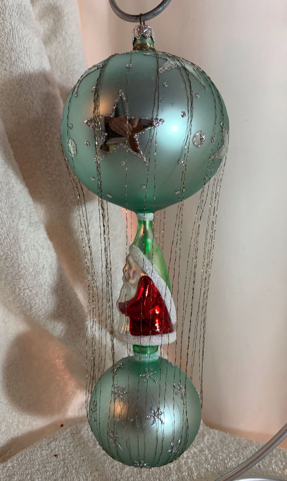 Ice Star Santa  (Santa) ornament collectible - Main Image 3