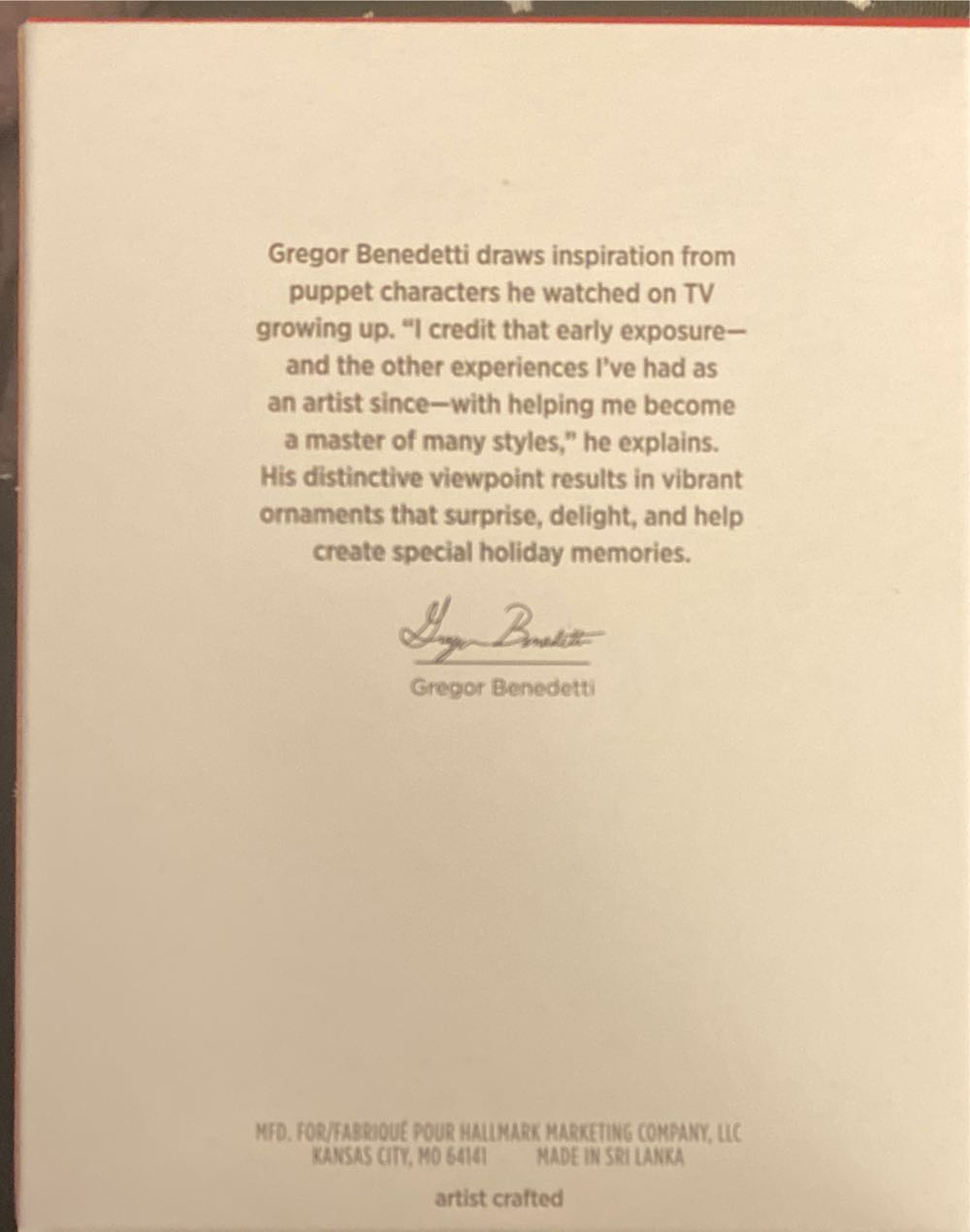 Grandkid Hugs - Grandma (Picture Ornament) ornament collectible [Barcode 763795730919] - Main Image 2