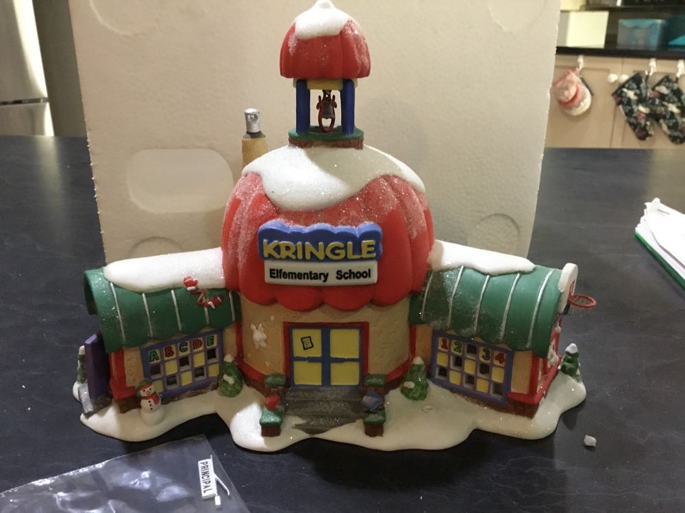 Kringle Elfementary School - North pole series (Elfland) ornament collectible [Barcode 734409238343] - Main Image 3