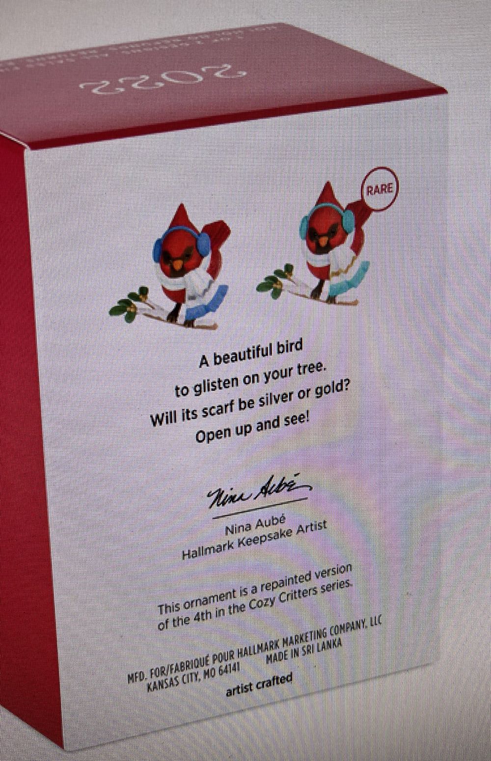 Cozy Critters Surprise - Cozy Critters (Birds) ornament collectible [Barcode 763795757350] - Main Image 2