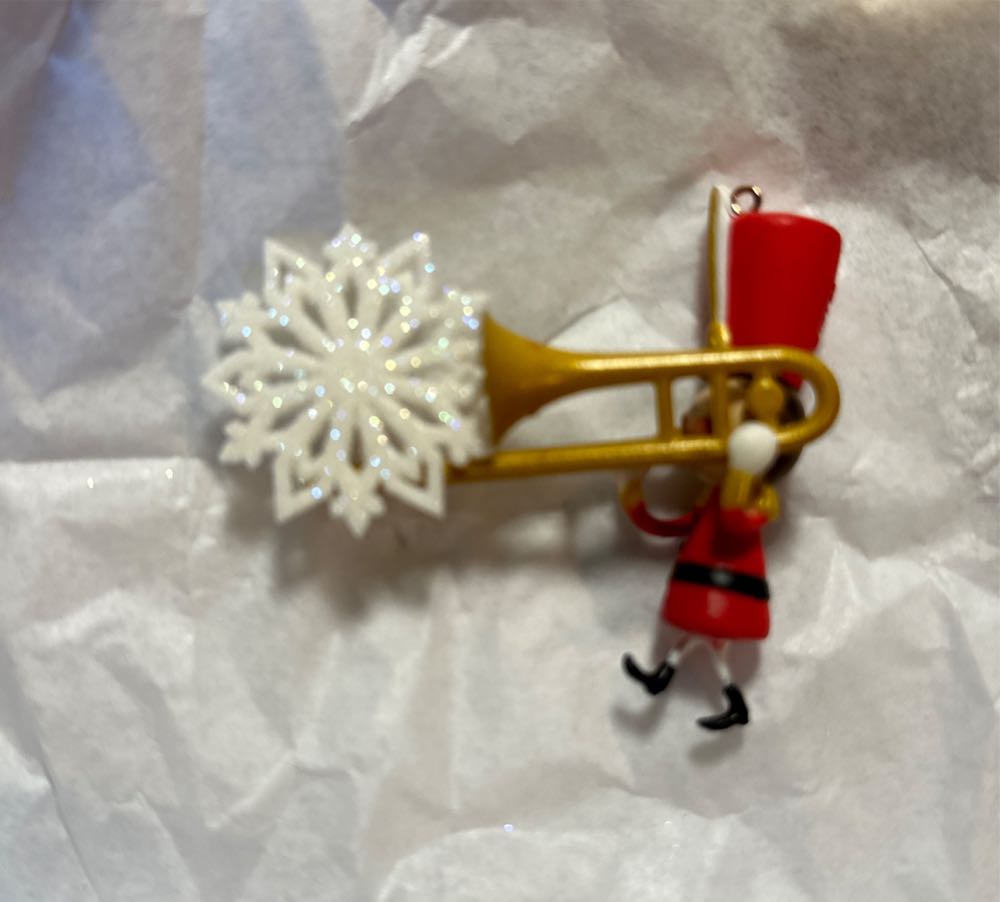Miniature Marching Band Terrific Trombone - Mini Marching Band (Mini Toy Soldier Band) ornament collectible [Barcode 763795762095] - Main Image 4