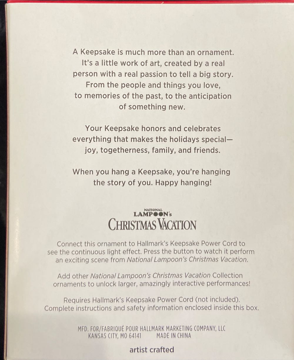 Audrey and Russ Griswold - National Lampoon’s Christmas Vacation (Movies) ornament collectible [Barcode 763795742851] - Main Image 2