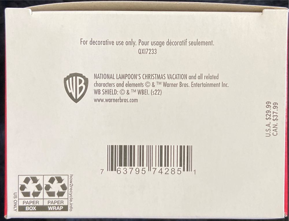 Audrey and Russ Griswold - National Lampoon’s Christmas Vacation (Movies) ornament collectible [Barcode 763795742851] - Main Image 4