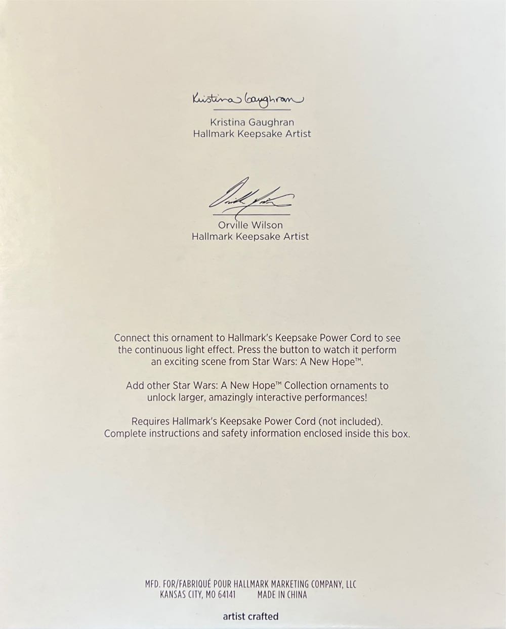 Han Solo and Chewbacca - Star Wars (Star Wars) ornament collectible [Barcode 763795719532] - Main Image 2