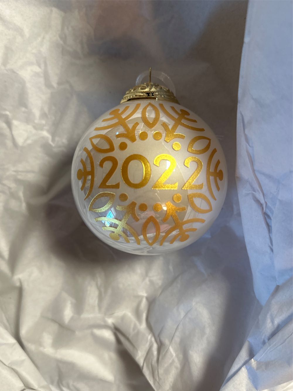 Christmas Commemorative, 2022 #10 - Christmas Commemorative (Christmas Ball) ornament collectible [Barcode 763795719501] - Main Image 3
