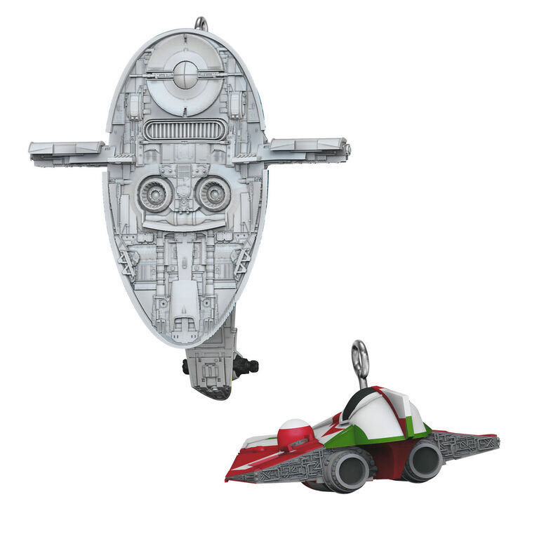 Star Wars Mini 2022 Jango Fett And Obi-wan Kenobi’s Starfighters - Star Wars (Star Wars) ornament collectible [Barcode 763795766093] - Main Image 2