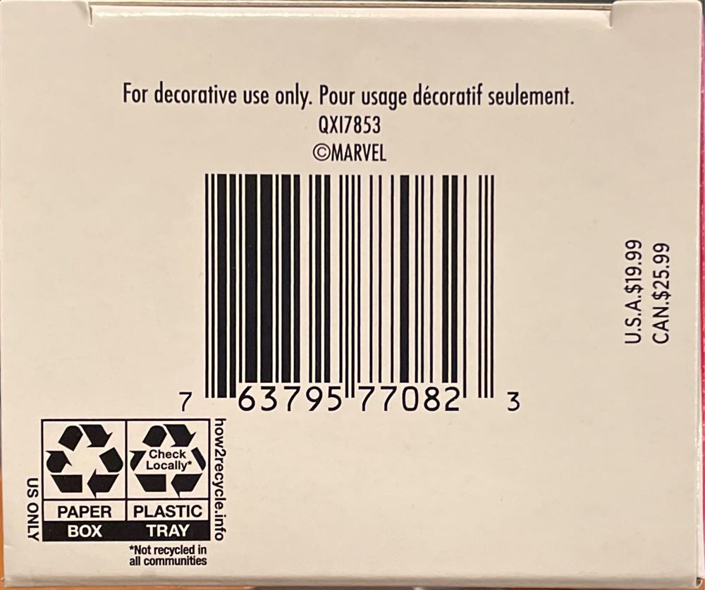 Marvel Comics Amazing Fantasy - Marvel Spider-Man 60th Anniversary - Marvel Comics (Marvel) ornament collectible [Barcode 763795770823] - Main Image 3