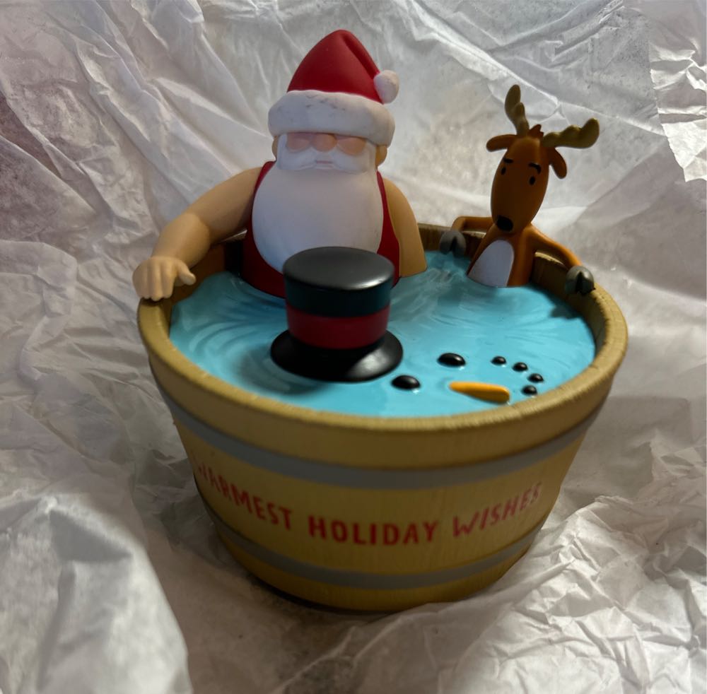 Warmest Holiday Wishes - Santa (Magic) ornament collectible [Barcode 763795772674] - Main Image 3