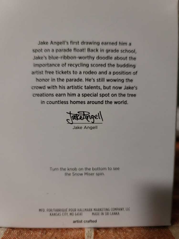 Spinning Snow Miser - Year Without A Santa Claus (The Year Without A Santa Claus) ornament collectible [Barcode 763795731275] - Main Image 2