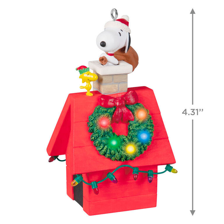 Up On The Housetop - The Peanuts Gang (Peanuts) ornament collectible [Barcode 763795770908] - Main Image 3