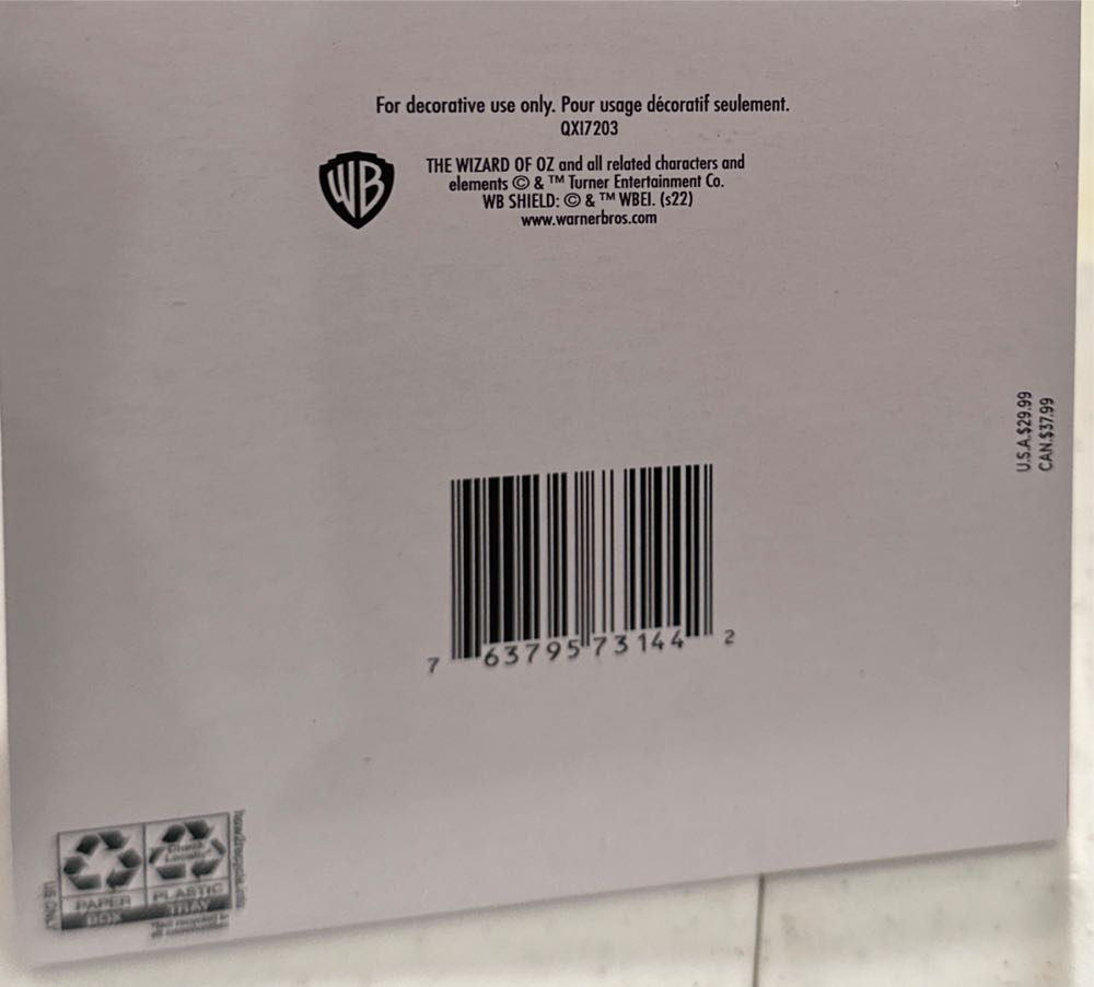 Oz - Glinda: “GLINDA the GOOD WITCH” - The Wizard of Oz - Glinda (MAGIC: Light) ornament collectible [Barcode 763795731442] - Main Image 3