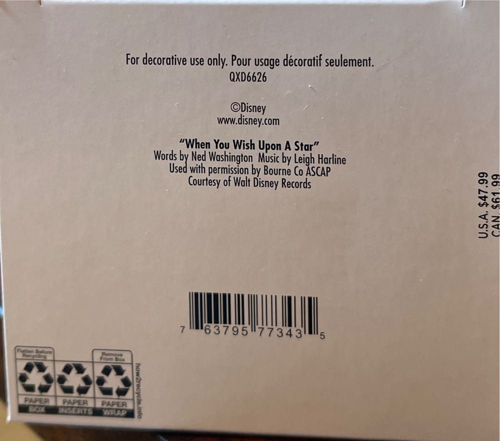 The World’s Most Magical Celebration - Walt Disney World 50th Anniversary (Disney) ornament collectible [Barcode 763795773435] - Main Image 4