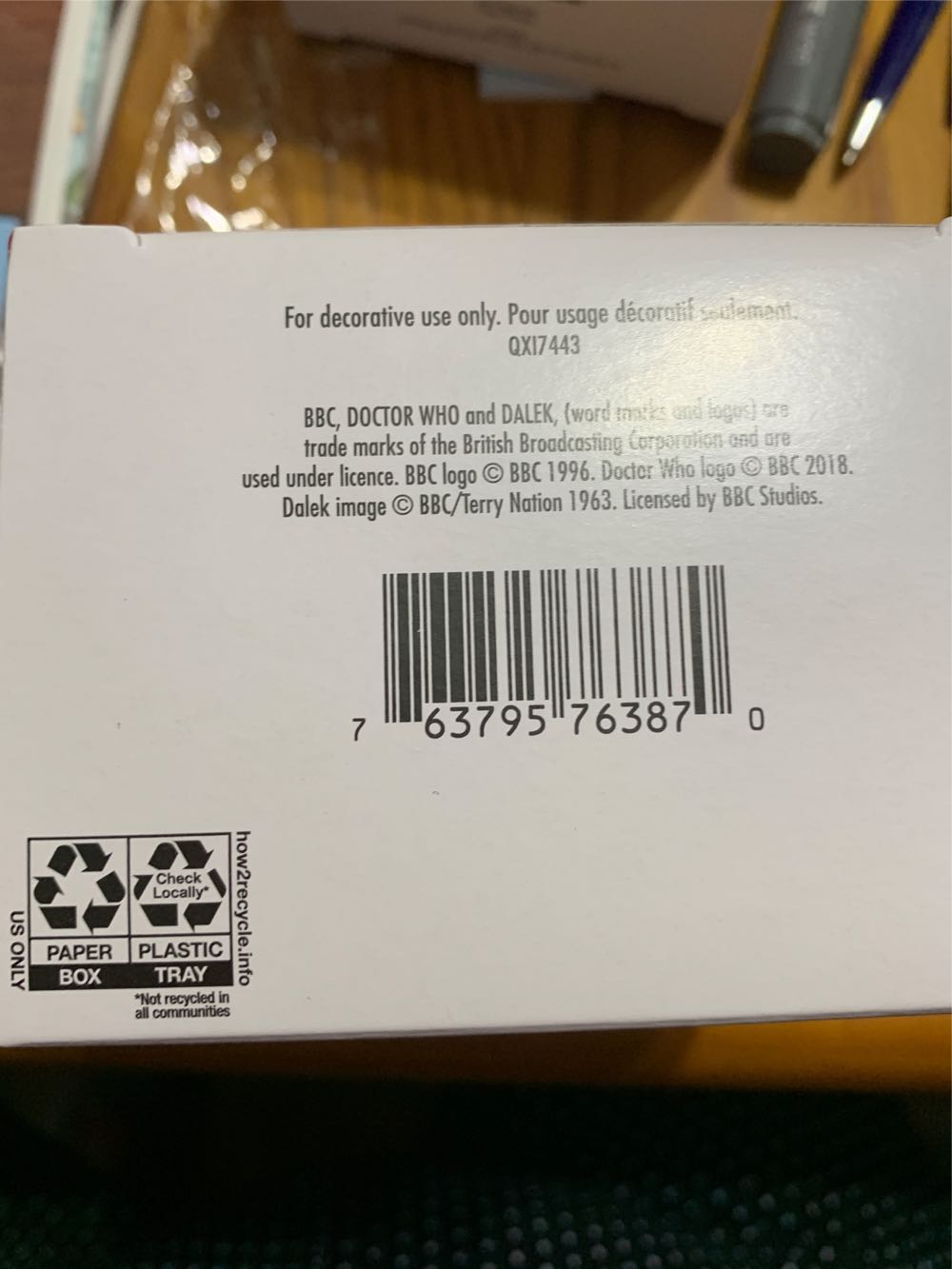 Doctor Who: Time War Dale SEC - Hallmark KOC Doctor Who (Doctor Who) ornament collectible [Barcode 763795763870] - Main Image 3