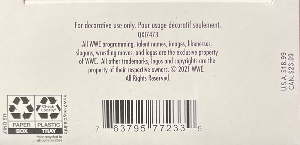 WWE- The Undertaker - WWE (Wrestling) ornament collectible [Barcode 763795772339] - Main Image 2