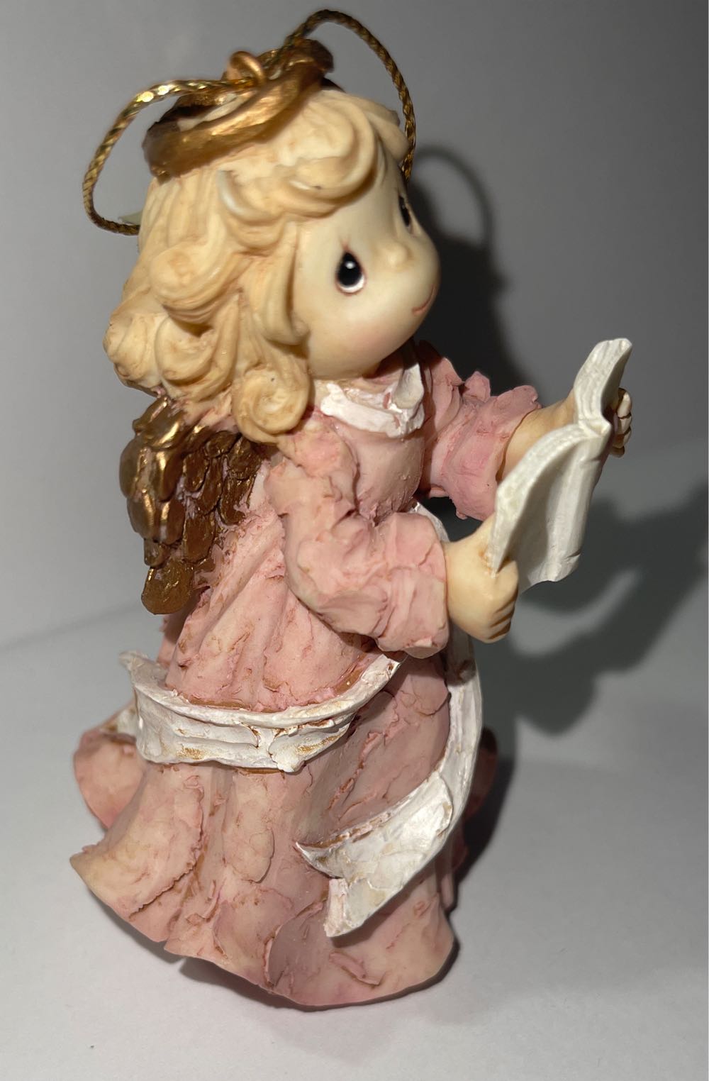 Enesco Precious Moments Little Angel With Songbook  ornament collectible - Main Image 4