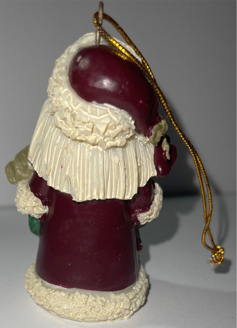 Santa With Bag And Lantern  ornament collectible - Main Image 2