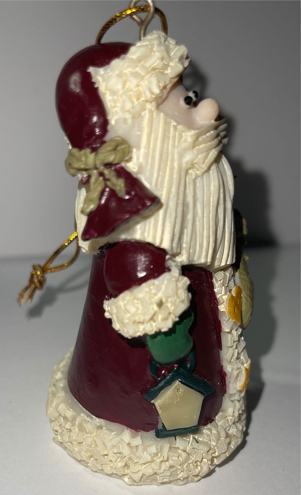 Santa With Bag And Lantern  ornament collectible - Main Image 3