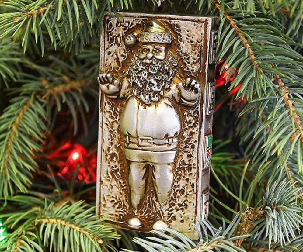 Santa In Carbonite  ornament collectible [Barcode 810083540085] - Main Image 2