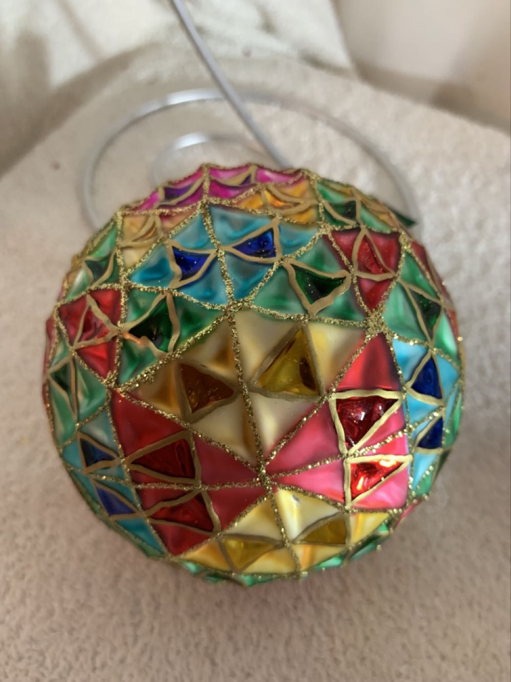 Season’s Faceted Cut Ball - Holiday Heirlooms (Christmas Tree Ornament) ornament collectible - Main Image 4