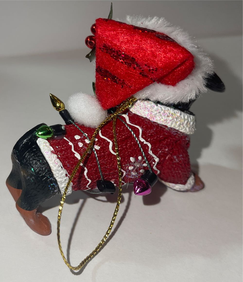 Dachshund  (Animals Santa) ornament collectible - Main Image 2
