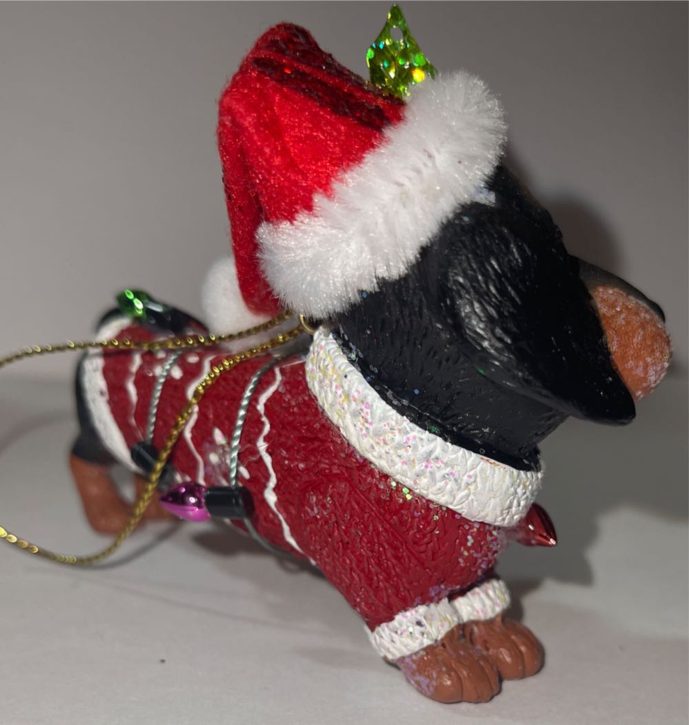 Dachshund  (Animals Santa) ornament collectible - Main Image 4