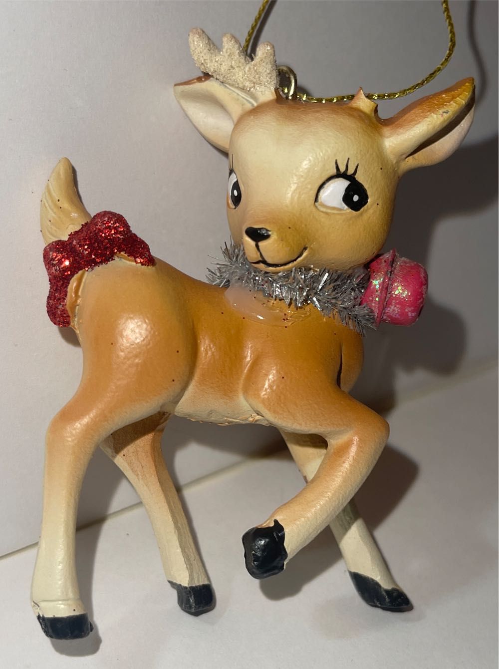 Reindeer (Nostalgia) - Retro (Reindeer) ornament collectible - Main Image 3